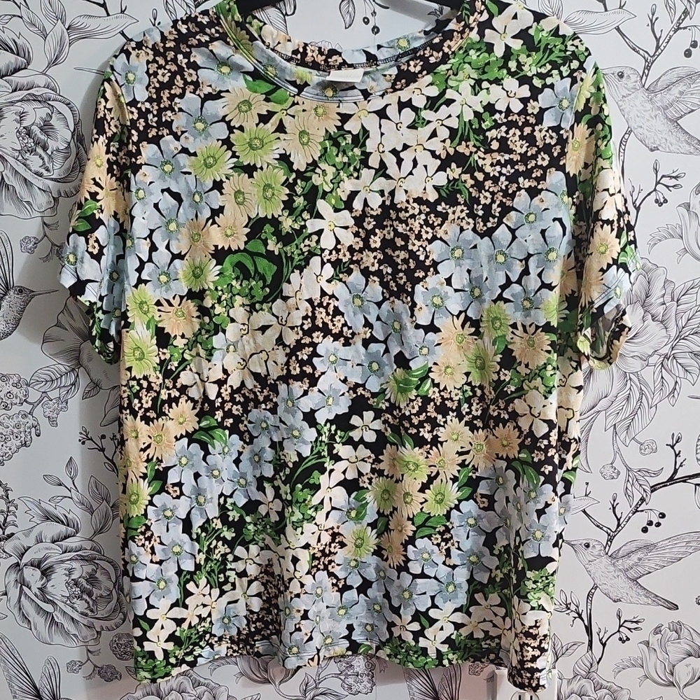 H&M Multicolor Floral T-Shirt